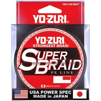 Плетеный шнур YO-ZURI PE SUPERBRAID 150YDS Blue 10Lbs (0.15mm)